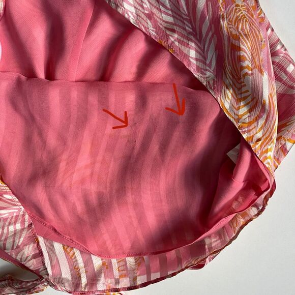 Ramy Brook Silk Zeebra Fern Halter Neck Top XS - Picture 11 of 12